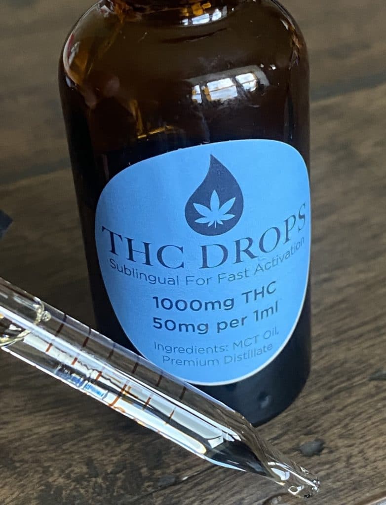 baked dc thc drops weed tincture photo